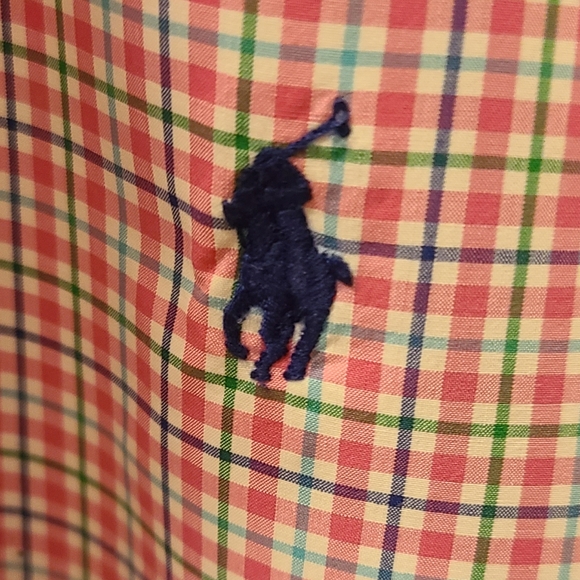 RALPH LAUREN CLASSIC FIT MEN'S SIZE LARGE LONG-SLEEVE BUTTON-DOWN DRESS SHIRT - Picture 7 of 8